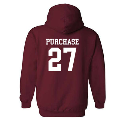 UMass - NCAA Men's Soccer : Layton Purchase - Classic Shersey Hooded Sweatshirt