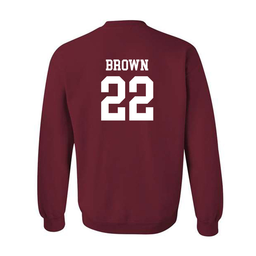 UMass - NCAA Men's Soccer : Alex Brown - Classic Shersey Crewneck Sweatshirt-1