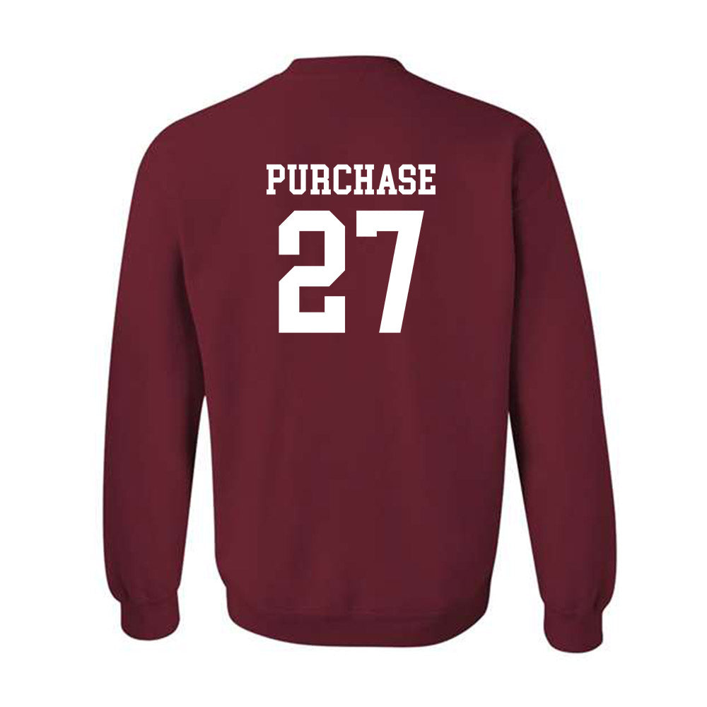 UMass - NCAA Men's Soccer : Layton Purchase - Classic Shersey Crewneck Sweatshirt