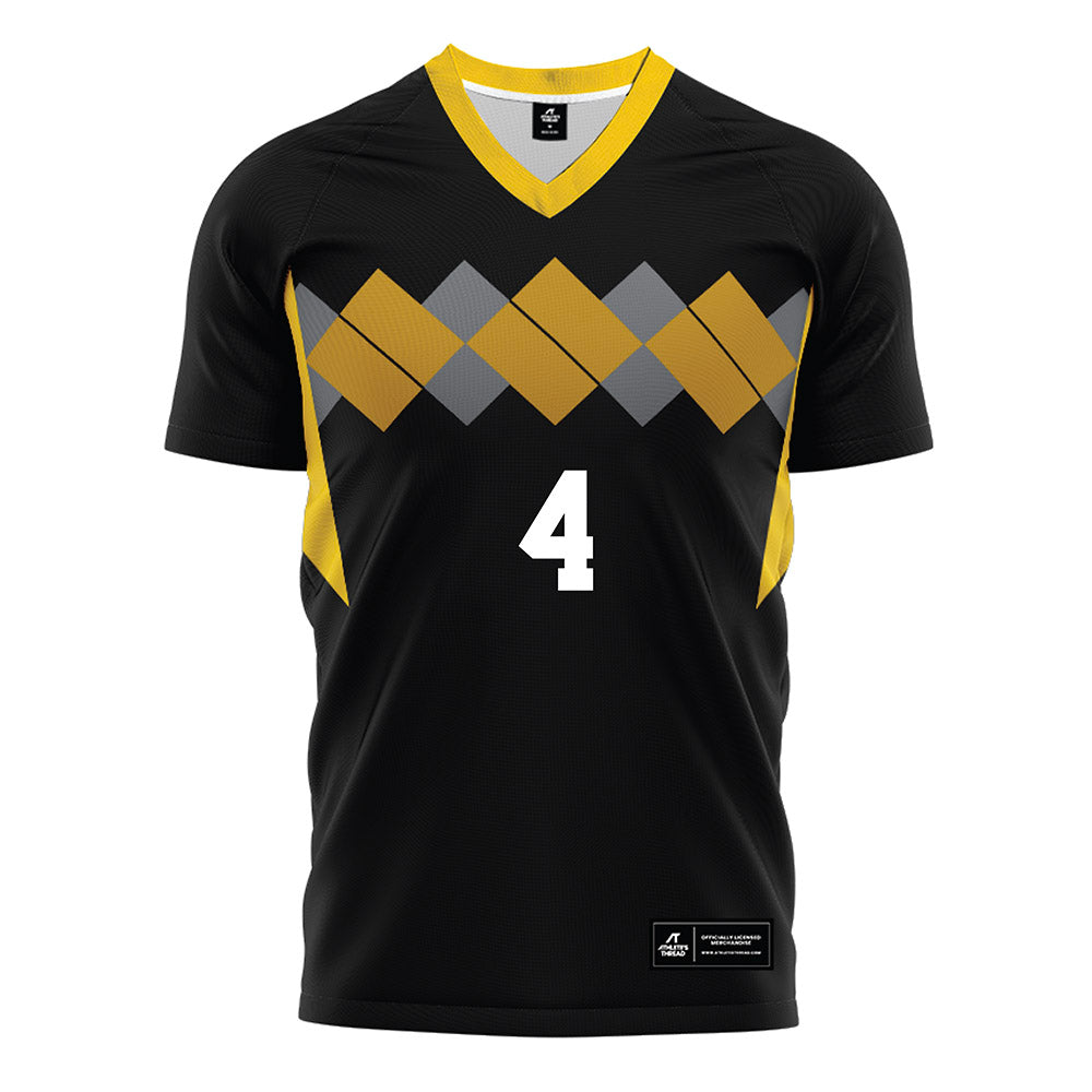 Centre College - NCAA Women's Soccer : Ava Quinn - Black Soccer Jersey-0