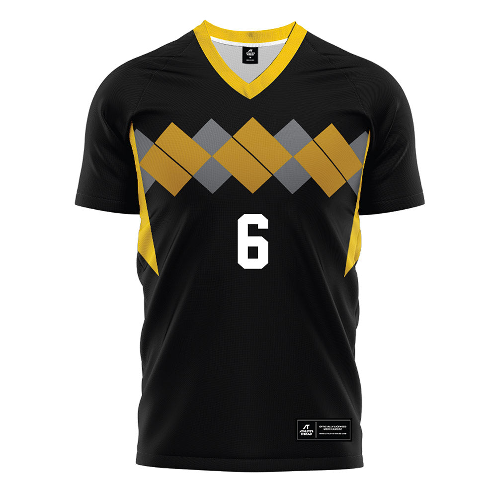 Centre College - NCAA Women's Soccer : Annie Walz - Black Soccer Jersey-0