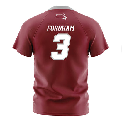 UMass - NCAA Men's Soccer : Matthew Fordham - Maroon Soccer Jersey