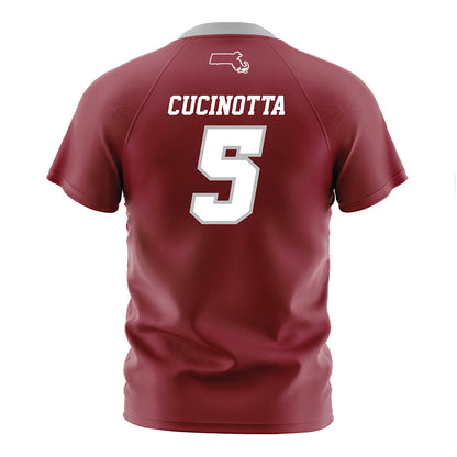 UMass - NCAA Men's Soccer : Antonio Cucinotta - Maroon Soccer Jersey