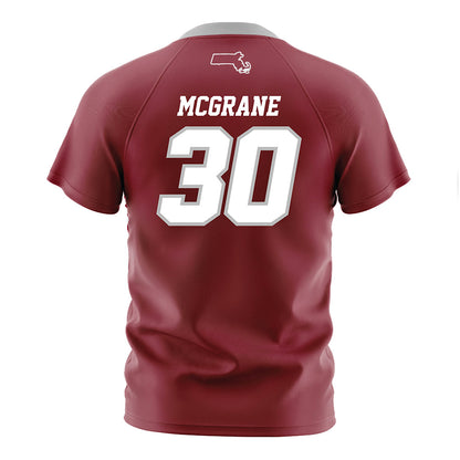 UMass - NCAA Men's Soccer : Lance McGrane - Maroon Soccer Jersey