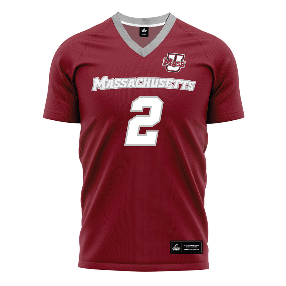 UMass - NCAA Men's Soccer : Michael Willis - Maroon Soccer Jersey