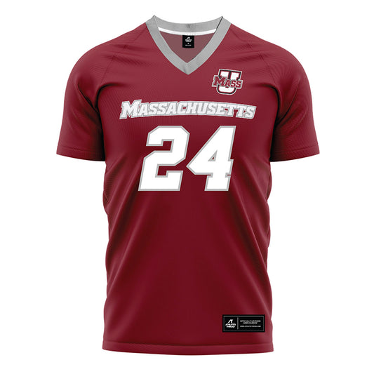 UMass - NCAA Men's Soccer : Braeden Wright - Maroon Soccer Jersey