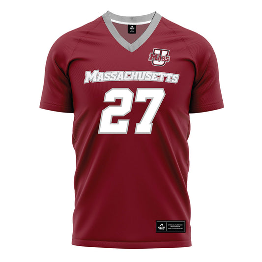 UMass - NCAA Men's Soccer : Layton Purchase - Maroon Soccer Jersey