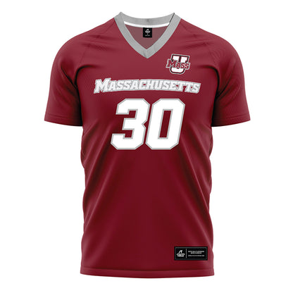 UMass - NCAA Men's Soccer : Lance McGrane - Maroon Soccer Jersey