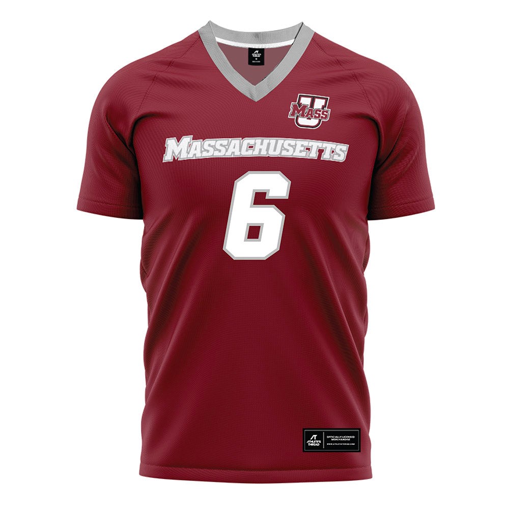 UMass - NCAA Men's Soccer : Aaron O'Malley - Maroon Soccer Jersey