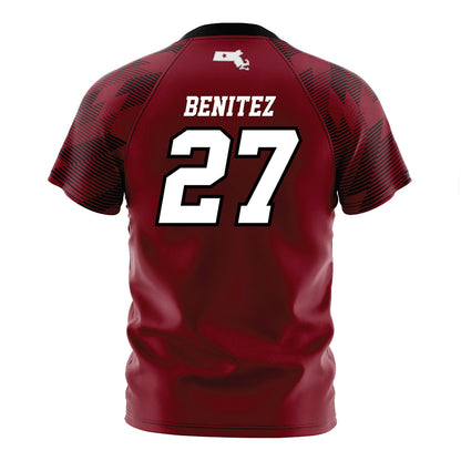 UMass - NCAA Women's Soccer : Carolina Benitez - Maroon Soccer Jersey