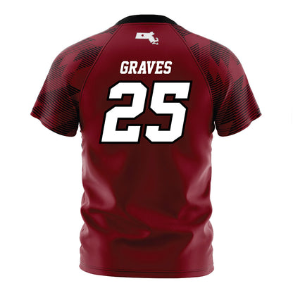 UMass - NCAA Women's Soccer : Macy Graves - Maroon Soccer Jersey