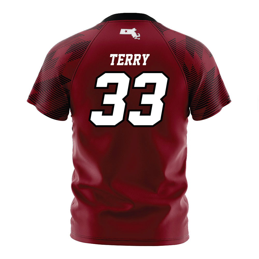 UMass - NCAA Women's Soccer : Lexi Terry - Maroon Soccer Jersey-1