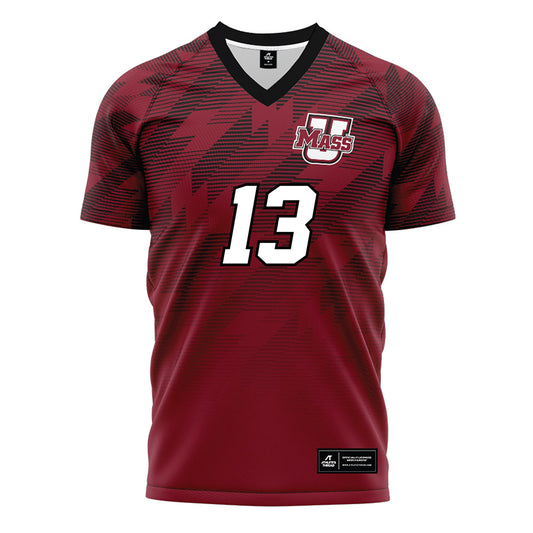 UMass - NCAA Women's Soccer : Skye Cuscuna - Maroon Soccer Jersey-0