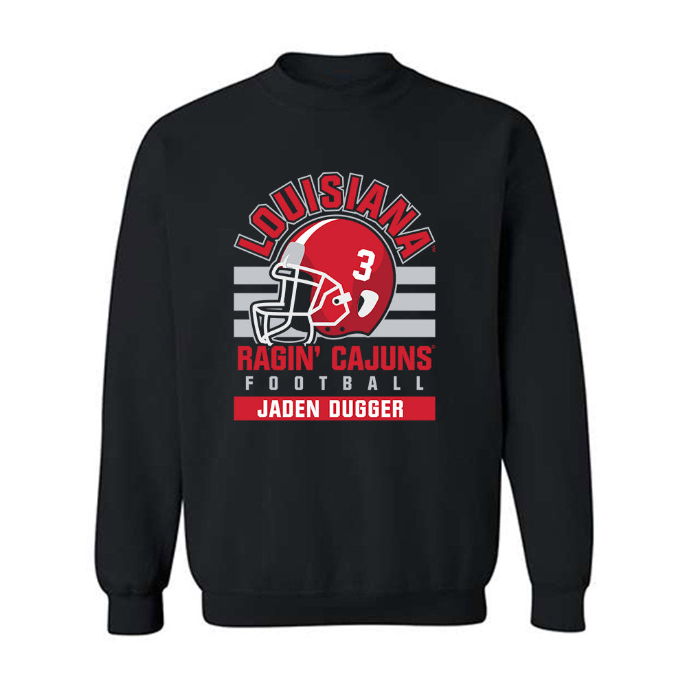 Louisiana - NCAA Football : Jaden Dugger - Classic Fashion Shersey Crewneck Sweatshirt-0