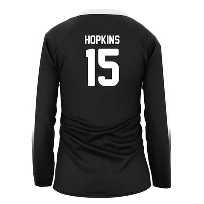 Alabama - NCAA Women's Volleyball : Lily Hopkins - Black Volleyball Jersey-1