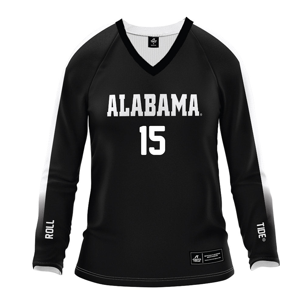 Alabama - NCAA Women's Volleyball : Lily Hopkins - Black Volleyball Jersey-0