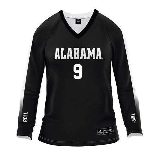 Alabama - NCAA Women's Volleyball : Lily Gervase - Black Volleyball Jersey-0