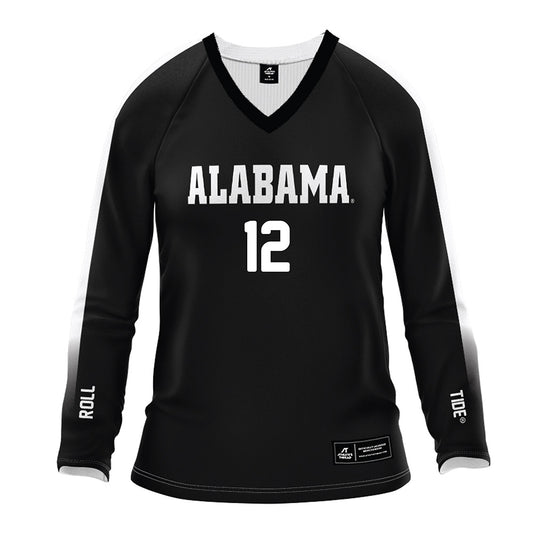 Alabama - NCAA Women's Volleyball : Victoria Barrett - Black Volleyball Jersey-0
