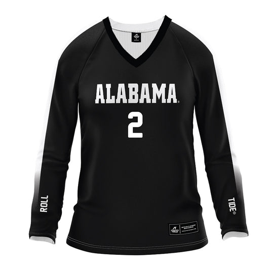 Alabama - NCAA Women's Volleyball : Callie Kieffer - Black Volleyball Jersey-0