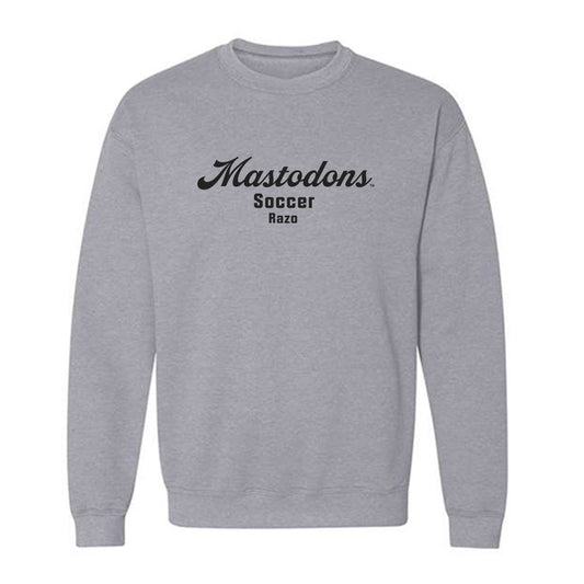 PFW - NCAA Men's Soccer : Brandon Razo - Classic Fashion Shersey Crewneck Sweatshirt-0
