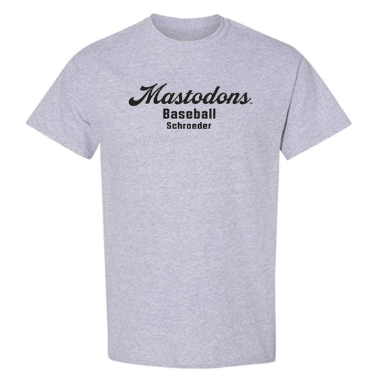 PFW - NCAA Baseball : Augusto Schroeder - Classic Fashion Shersey T-Shirt-0