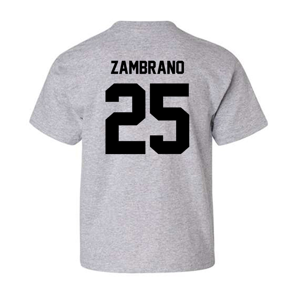 PFW - NCAA Men's Soccer : Julian Zambrano - Classic Fashion Shersey Youth T-Shirt-1