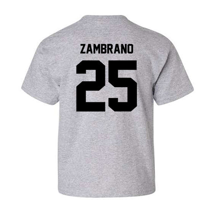 PFW - NCAA Men's Soccer : Julian Zambrano - Classic Fashion Shersey Youth T-Shirt-1