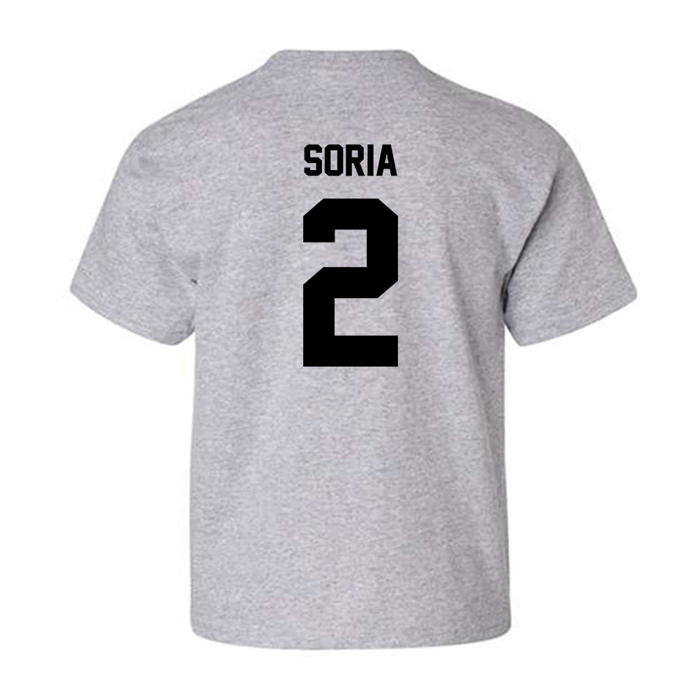 PFW - NCAA Men's Soccer : Marcos Soria - Classic Fashion Shersey Youth T-Shirt-1
