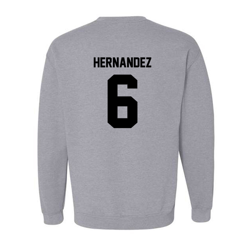 PFW - NCAA Men's Soccer : Jonathan Hernandez - Classic Fashion Shersey Crewneck Sweatshirt-1