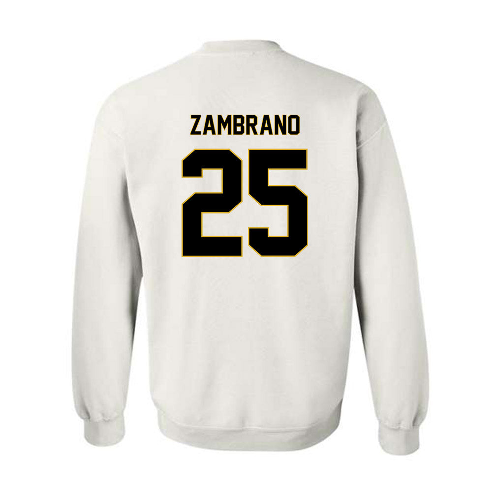 PFW - NCAA Men's Soccer : Julian Zambrano - Classic Fashion Shersey Crewneck Sweatshirt-1
