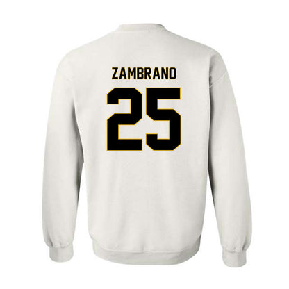 PFW - NCAA Men's Soccer : Julian Zambrano - Classic Fashion Shersey Crewneck Sweatshirt-1