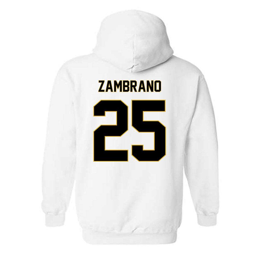 PFW - NCAA Men's Soccer : Julian Zambrano - Classic Fashion Shersey Hooded Sweatshirt-1