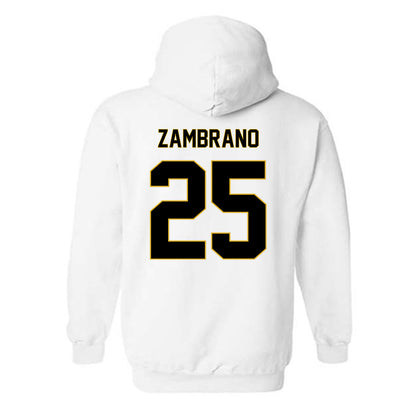 PFW - NCAA Men's Soccer : Julian Zambrano - Classic Fashion Shersey Hooded Sweatshirt-1