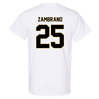 PFW - NCAA Men's Soccer : Julian Zambrano - Classic Fashion Shersey T-Shirt-1