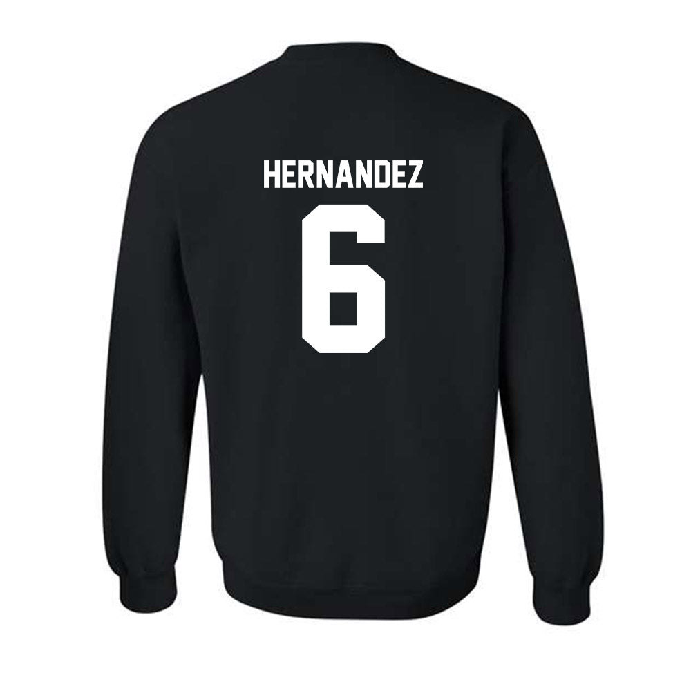 PFW - NCAA Men's Soccer : Jonathan Hernandez - Classic Fashion Shersey Crewneck Sweatshirt-1