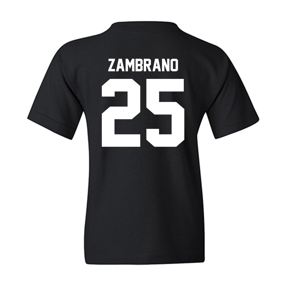 PFW - NCAA Men's Soccer : Julian Zambrano - Classic Fashion Shersey Youth T-Shirt-1