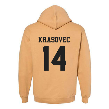 PFW - NCAA Women's Basketball : Lili Krasovec - Classic Fashion Shersey Hooded Sweatshirt-1