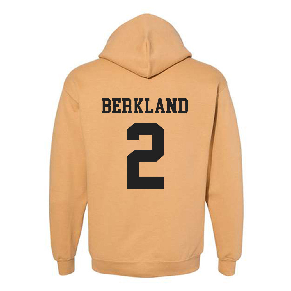 PFW - NCAA Women's Volleyball : Meg Berkland - Classic Fashion Shersey Hooded Sweatshirt-1