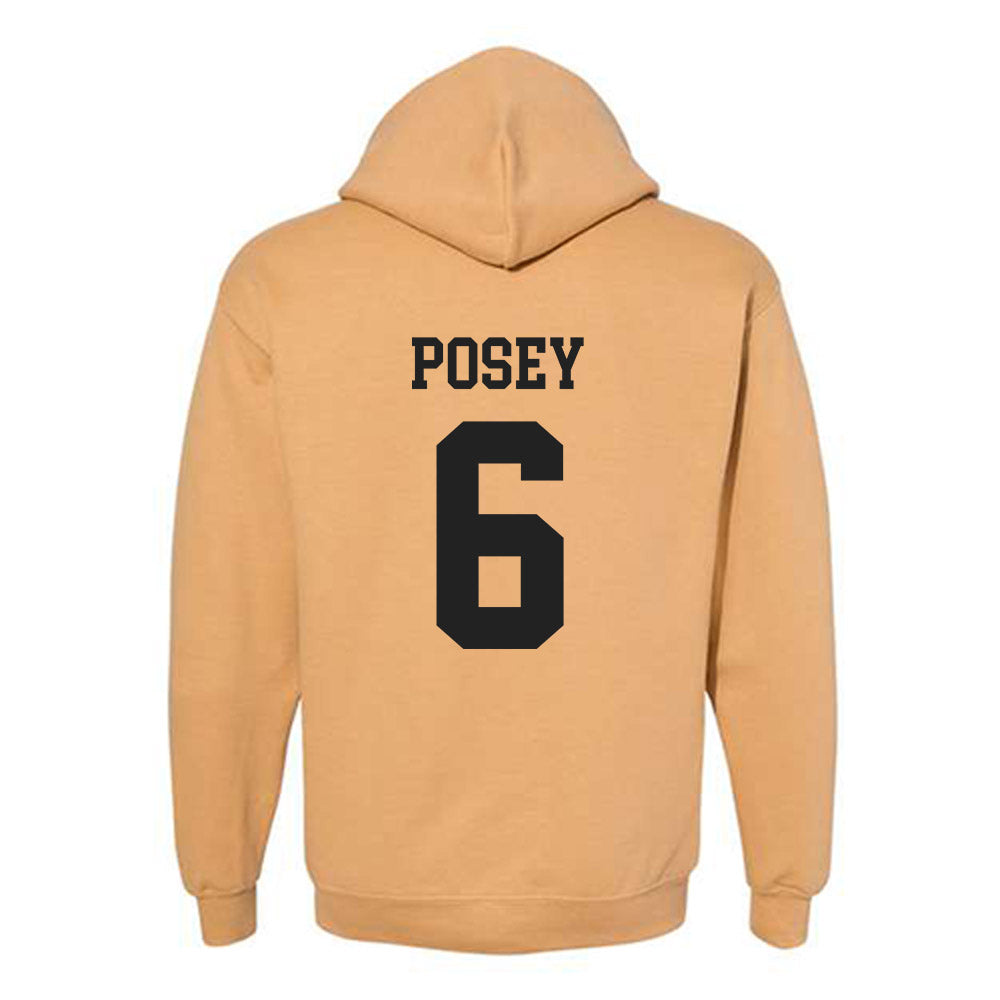 PFW - NCAA Women's Soccer : Kyra Posey - Classic Fashion Shersey Hooded Sweatshirt-1