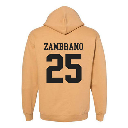 PFW - NCAA Men's Soccer : Julian Zambrano - Classic Fashion Shersey Hooded Sweatshirt-1