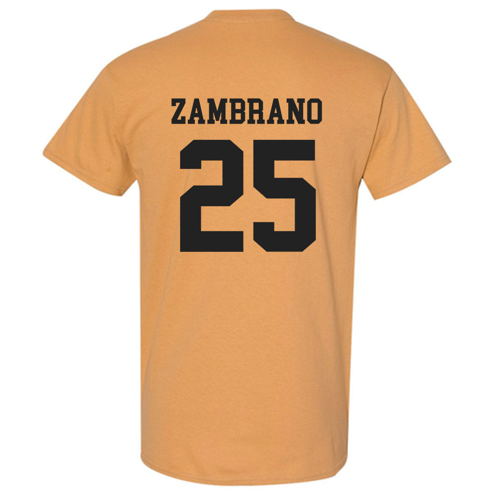 PFW - NCAA Men's Soccer : Julian Zambrano - Classic Fashion Shersey T-Shirt-1