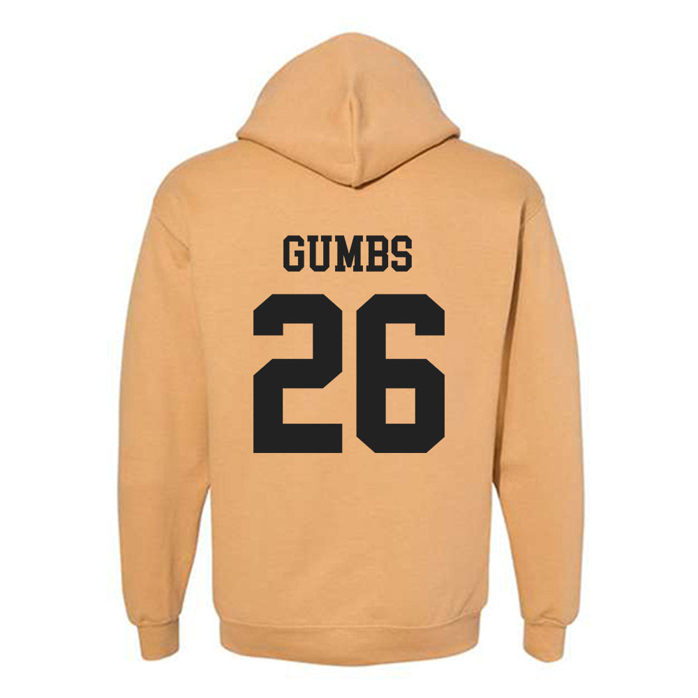 PFW - NCAA Men's Soccer : Tegan Gumbs - Classic Fashion Shersey Hooded Sweatshirt-1
