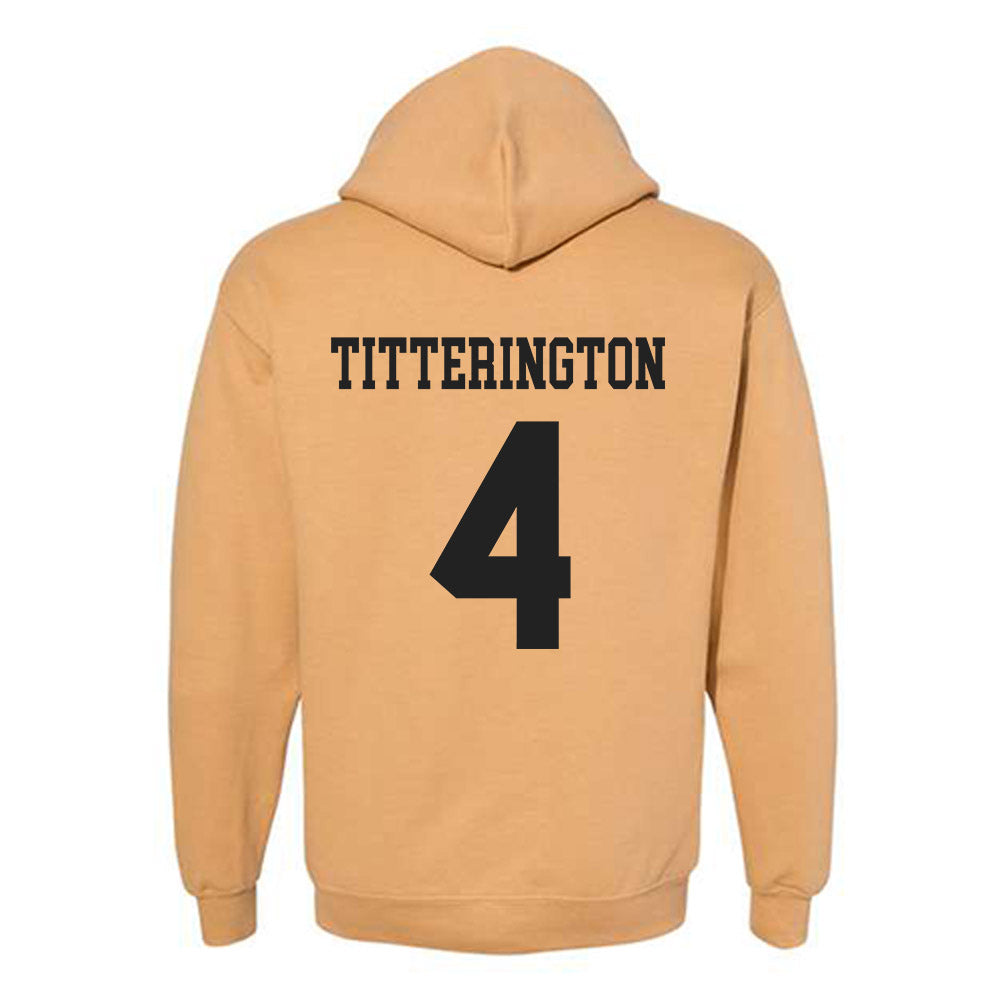 PFW - NCAA Men's Soccer : Max Titterington - Classic Fashion Shersey Hooded Sweatshirt-1