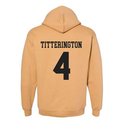 PFW - NCAA Men's Soccer : Max Titterington - Classic Fashion Shersey Hooded Sweatshirt-1