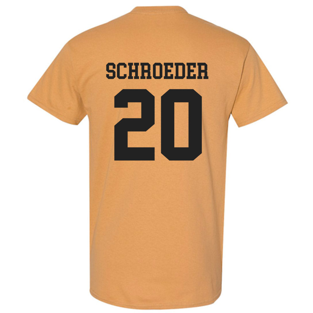 PFW - NCAA Baseball : Augusto Schroeder - Classic Fashion Shersey T-Shirt-1