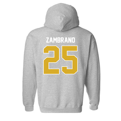 PFW - NCAA Men's Soccer : Julian Zambrano - Classic Fashion Shersey Hooded Sweatshirt-1