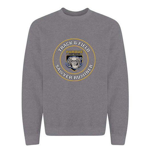PFW - NCAA Men's Track & Field : Sawyer Ruminer - Classic Fashion Shersey Crewneck Sweatshirt-0