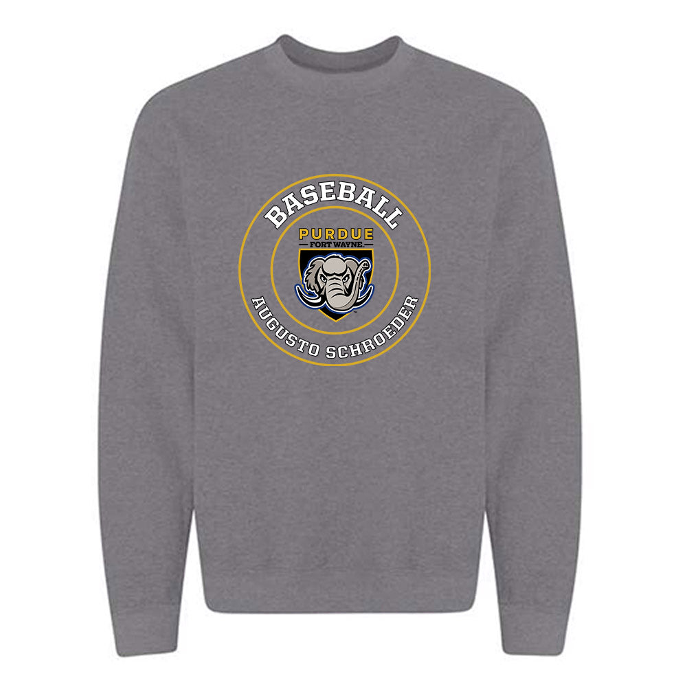 PFW - NCAA Baseball : Augusto Schroeder - Classic Fashion Shersey Crewneck Sweatshirt-0