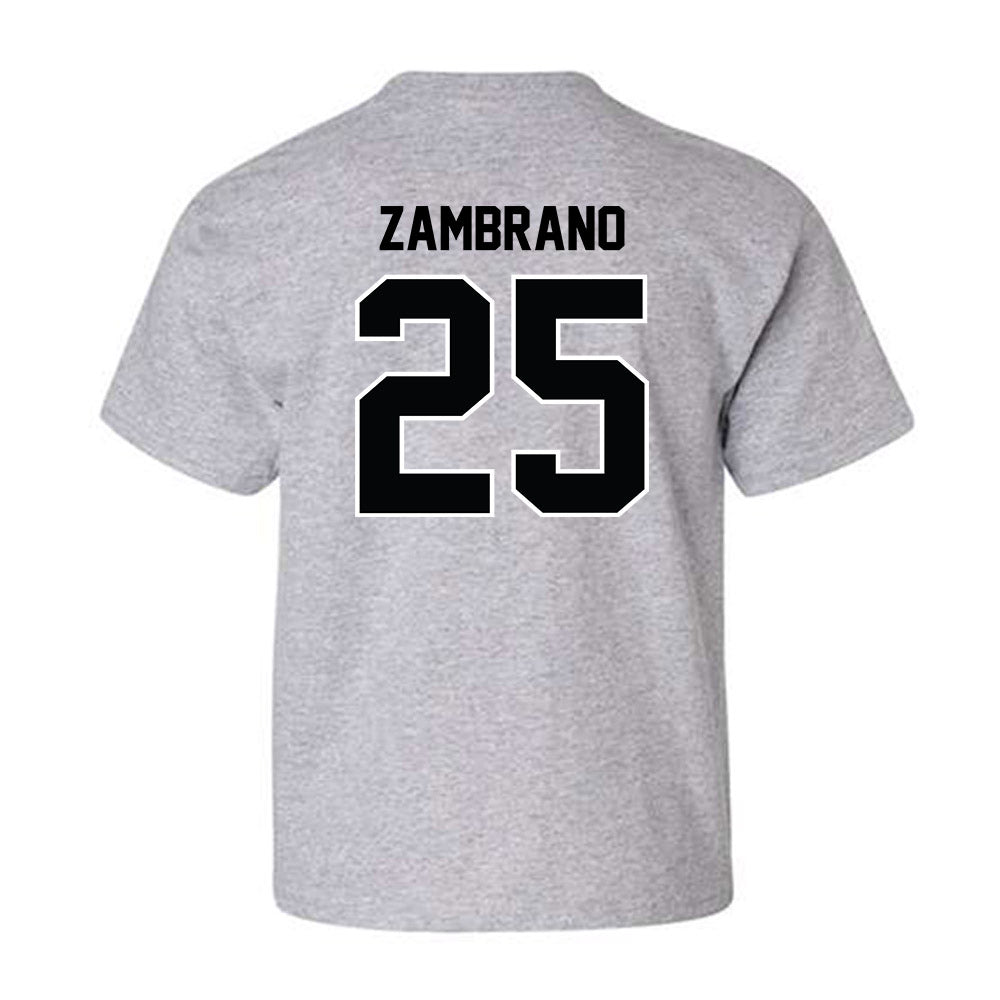 PFW - NCAA Men's Soccer : Julian Zambrano - Classic Shersey Youth T-Shirt-1
