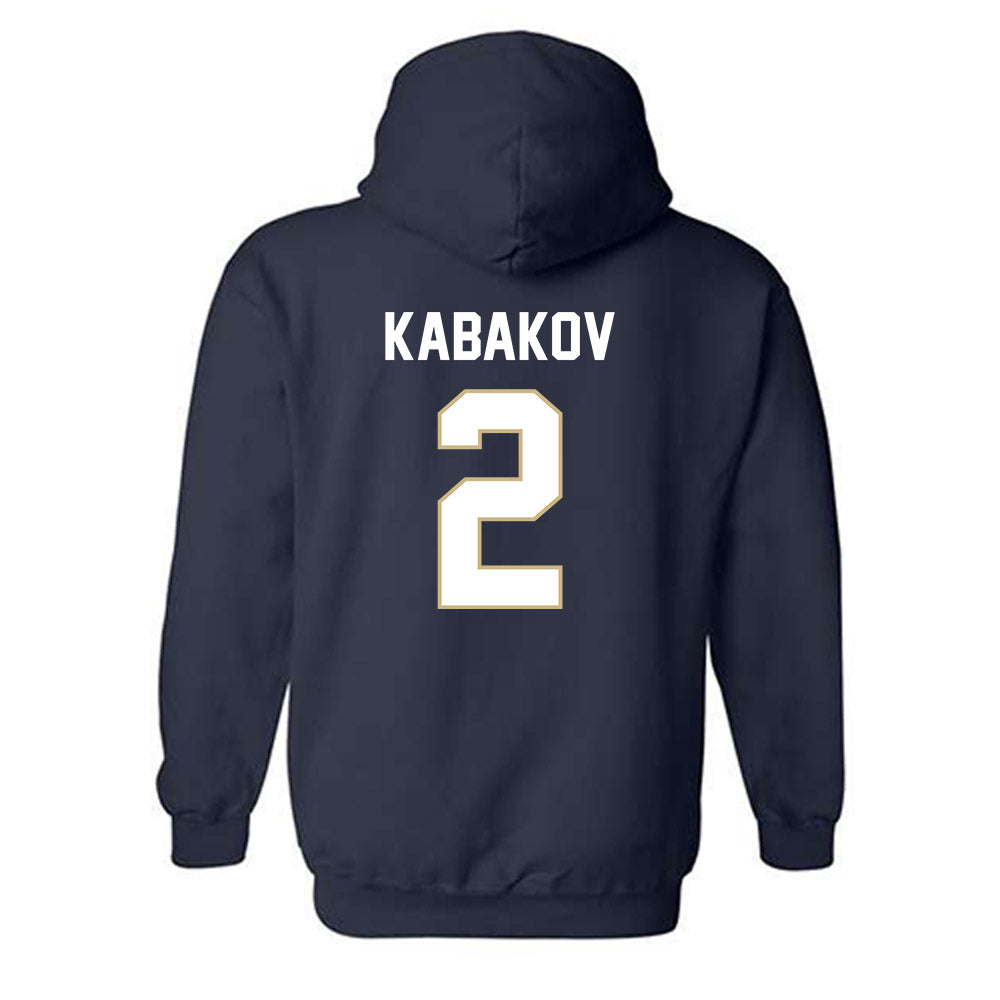 GWU - NCAA Men's Water Polo : Yam Kabakov - Classic Fashion Shersey Hooded Sweatshirt-1